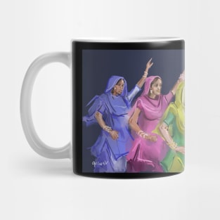 Punjabi girls celebrate Mug